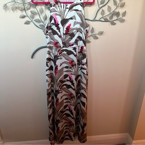 Banana Republic floral tropical print maxi dress Size 0